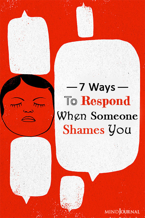 Respond When Someone Shames You pin