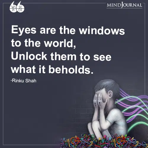 Rinku Shah Eyes are the windows