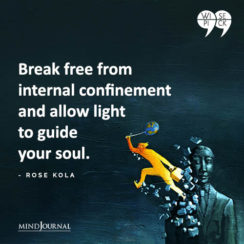 Rose Kola Break free from internal confinement