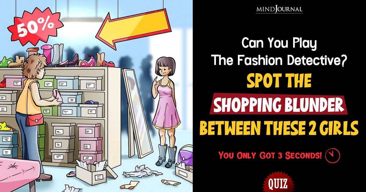 Can You Spot The Mistake In The Picture Of Girls Shopping In The Mall In Just 3 Seconds? Only True Puzzle Masters Can Solve This!