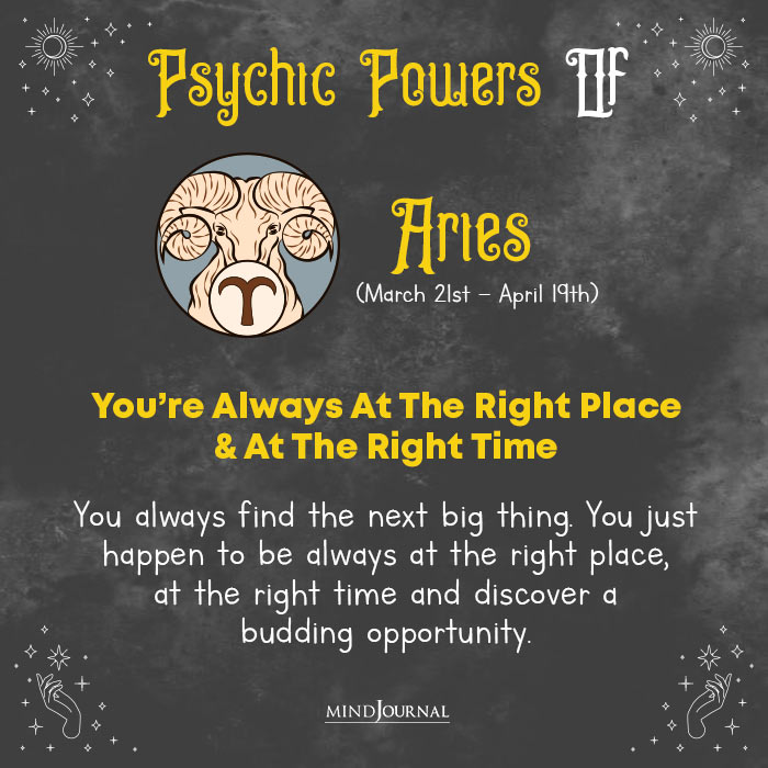 The Psychic Powers Of Each Zodiac Sign aries