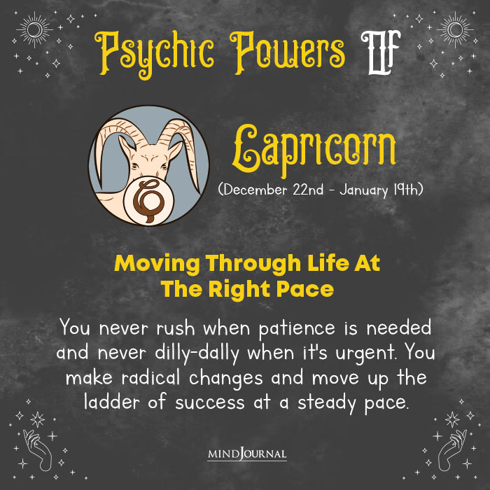 The Psychic Powers Of Each Zodiac Sign capricorn