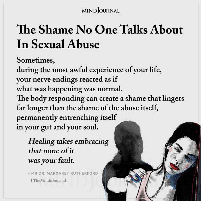 The Shame No One Talks About In Sexual Abuse