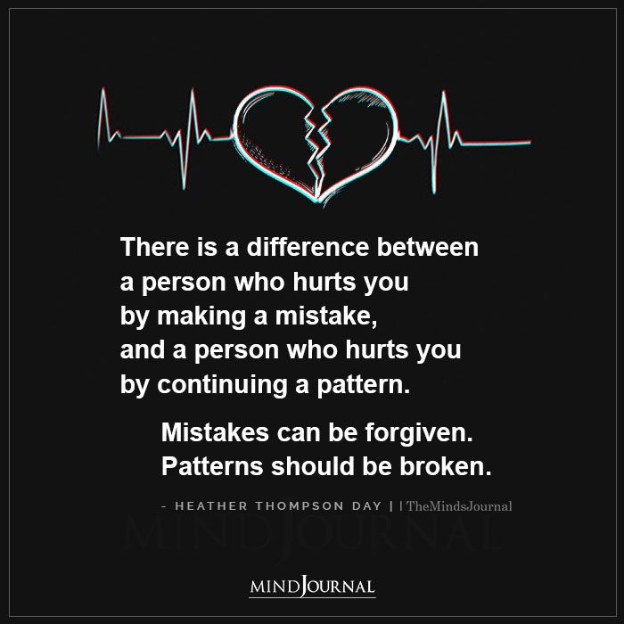 There Is A Difference Between A Person Who Hurts You