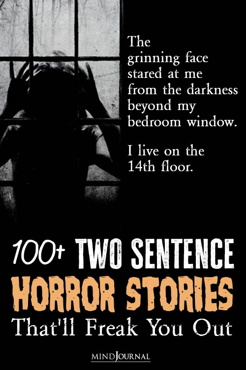 Two Sentence Horror Stories Freak You Out pin