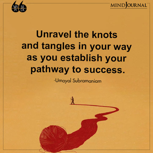 Umayal Subramaniam Unravel the knots