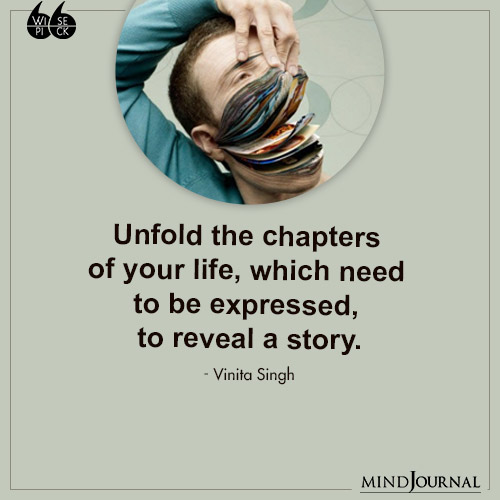 Vinita Singh Unfold the chapters reveal a story