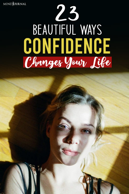 Ways Confidence Changes Your Life pin