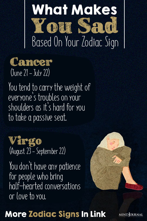 What Makes You Sad Based Zodiac Sign pin