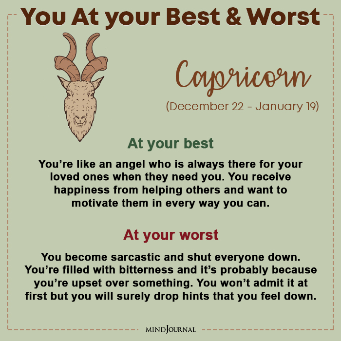 When You are At Your Best Capricorn