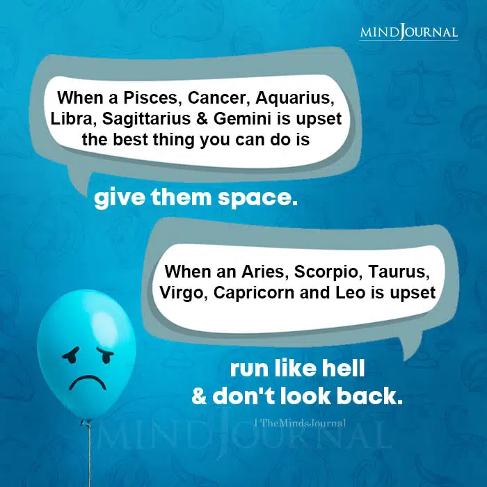 When Zodiac Signs Are Upset