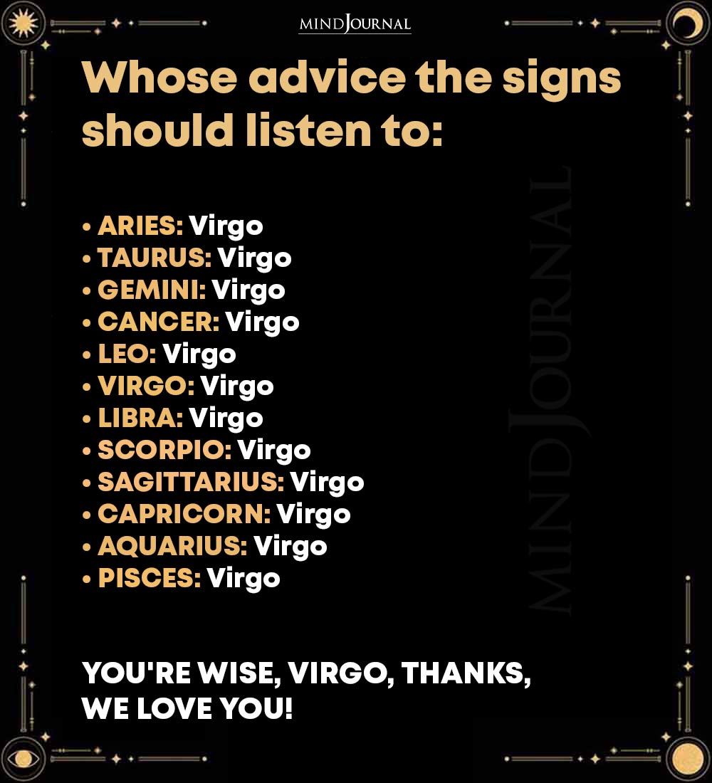Whose Advice Should Zodiac Signs Listen To