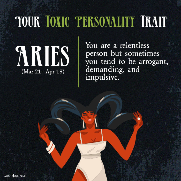 Your Toxic Personality Trait aries