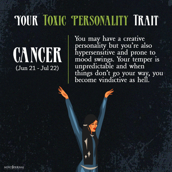 Your Toxic Personality Trait cancer