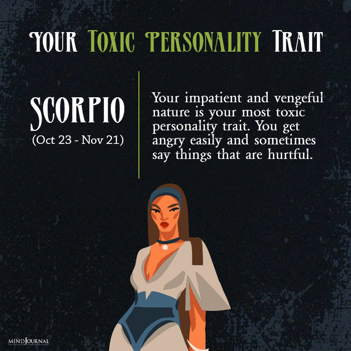 Your Toxic Personality Trait scorpio