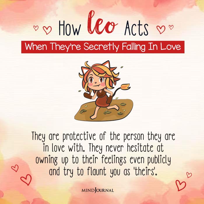 Zodiacs Act When Falling In Love leo