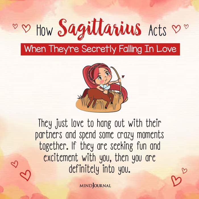 Zodiacs Act When Falling In Love sagittarius