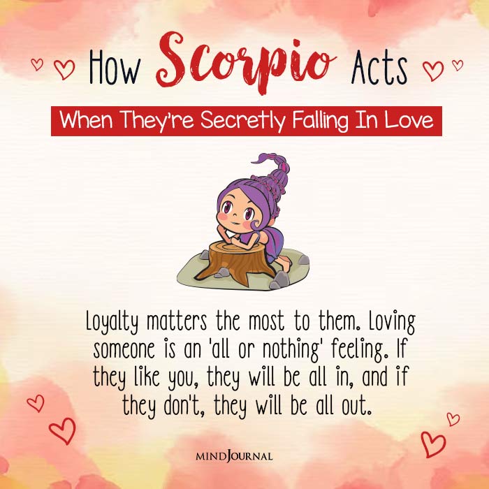 Zodiacs Act When Falling In Love scorpio