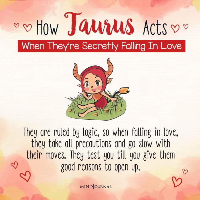 Zodiacs Act When Falling In Love taurus
