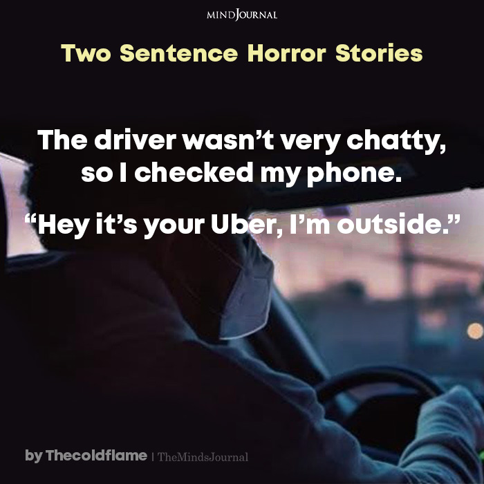 100+ Scariest Two Sentence Horror Stories That'll Scare The Living Daylights Out Of You