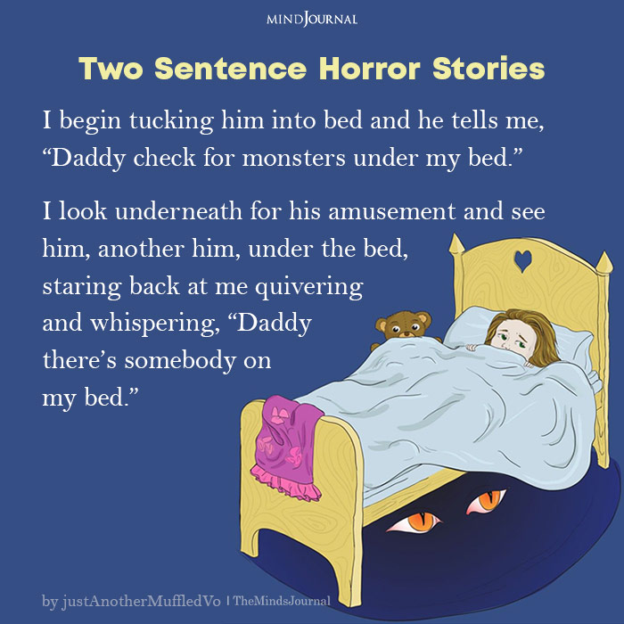 100+ Scariest Two Sentence Horror Stories That'll Scare The Living Daylights Out Of You