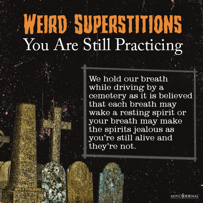 weird superstitions about cemetery
