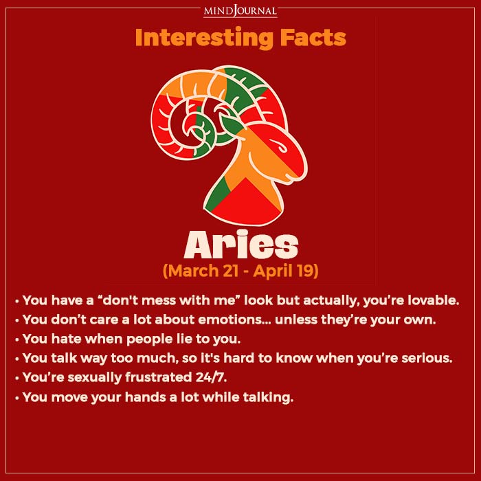 interesting facts aries