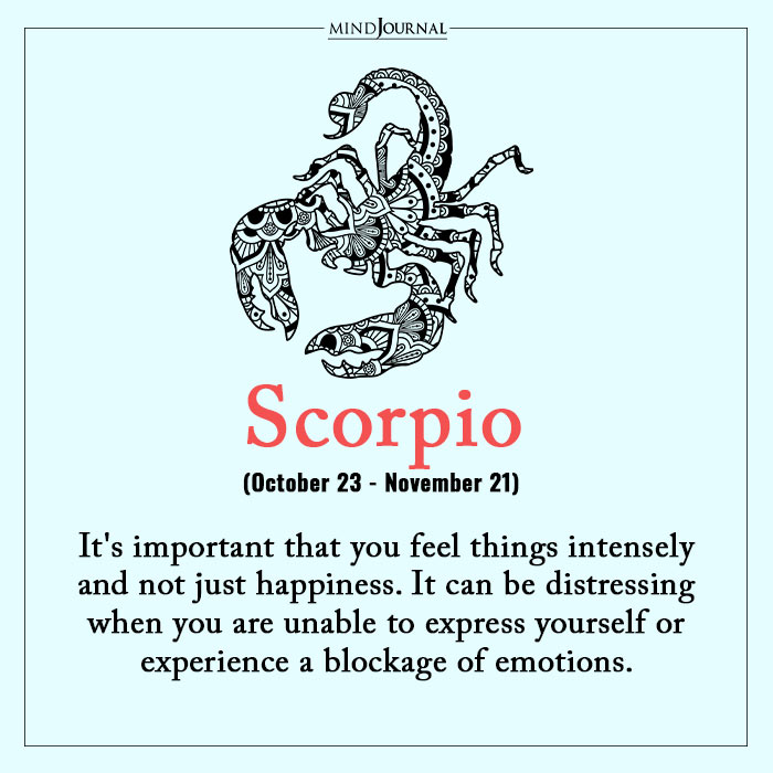 what makes you sad scorpio