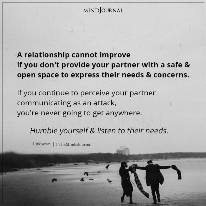 A Relationship Cannot Improve