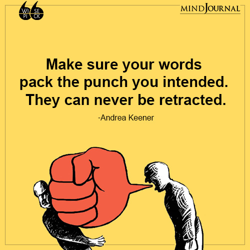 Andrea Keener pack the punch you intended