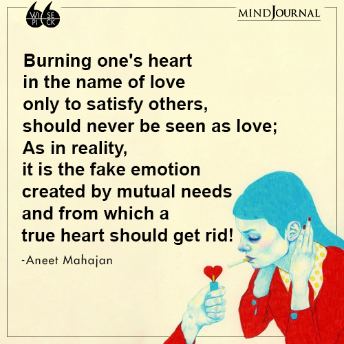 Aneet Mahajan Burning ones heart