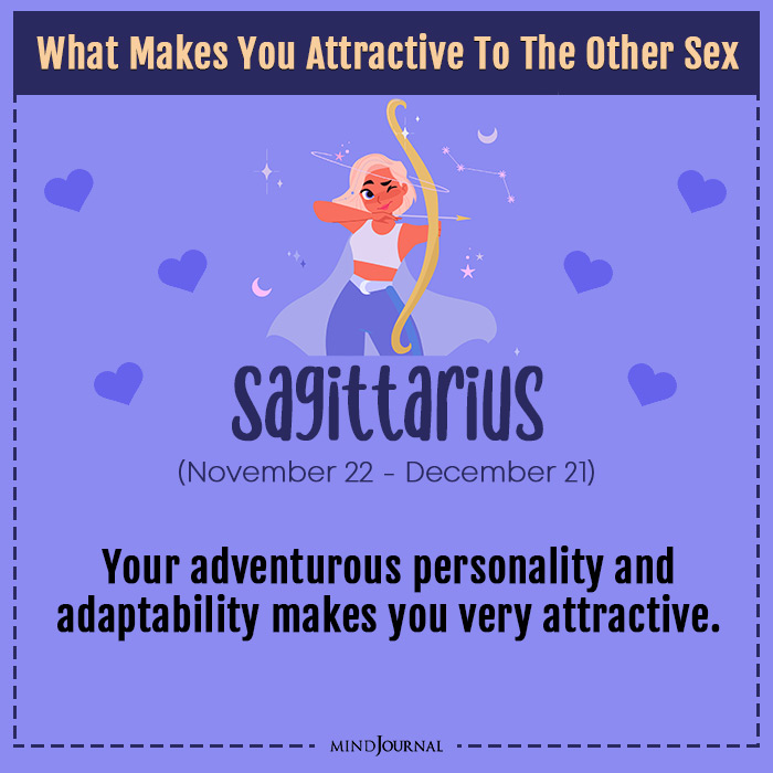 Attractive To The Other Sex Based on Your Zodiac Sign Sagittarius