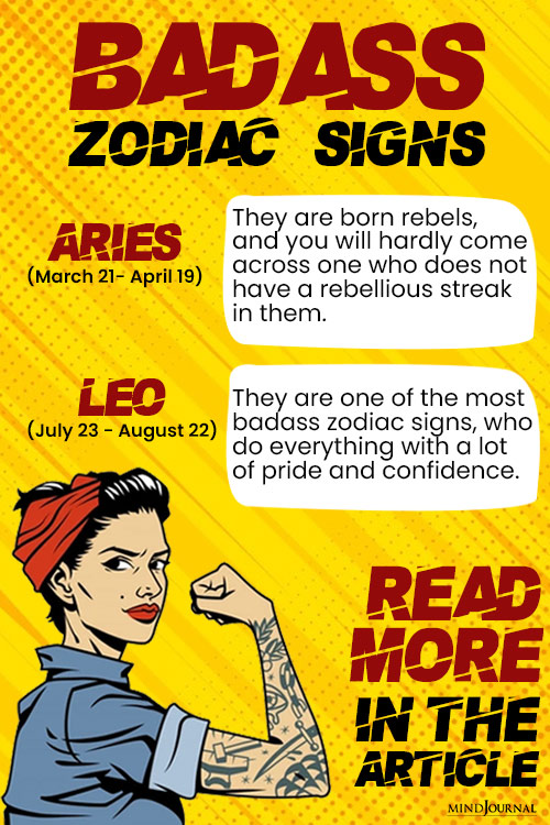 Badass Zodiac Signs pin detail