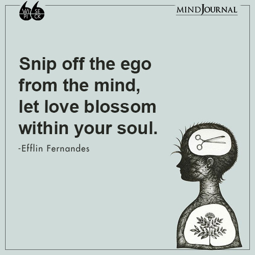 Efflin Fernandes Snip off the ego