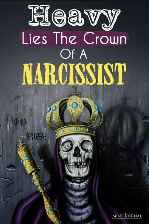 Heavy Lies The Crown Of A Narcissist pin