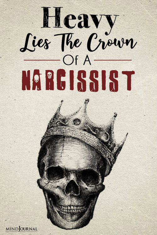 Heavy Lies The Crown narcissist pin