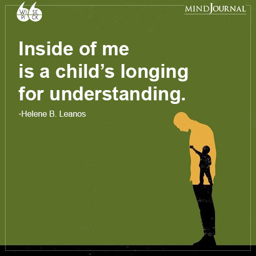 Helene B. Leanos childs longing for understanding