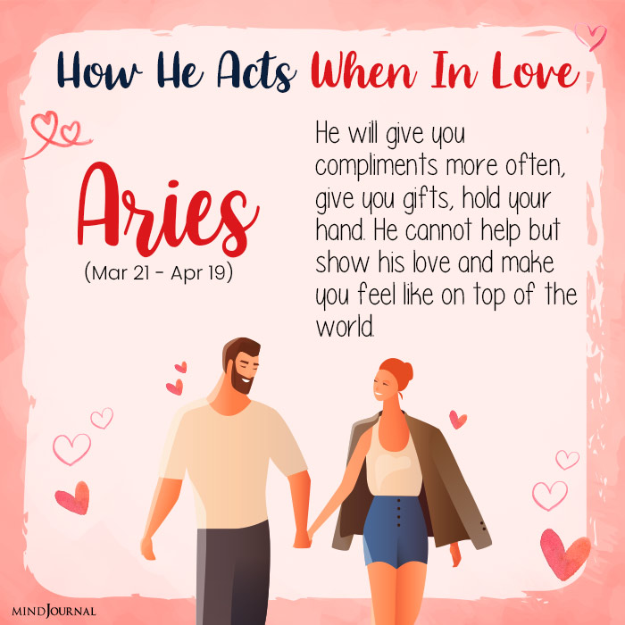 How A Man Acts aries