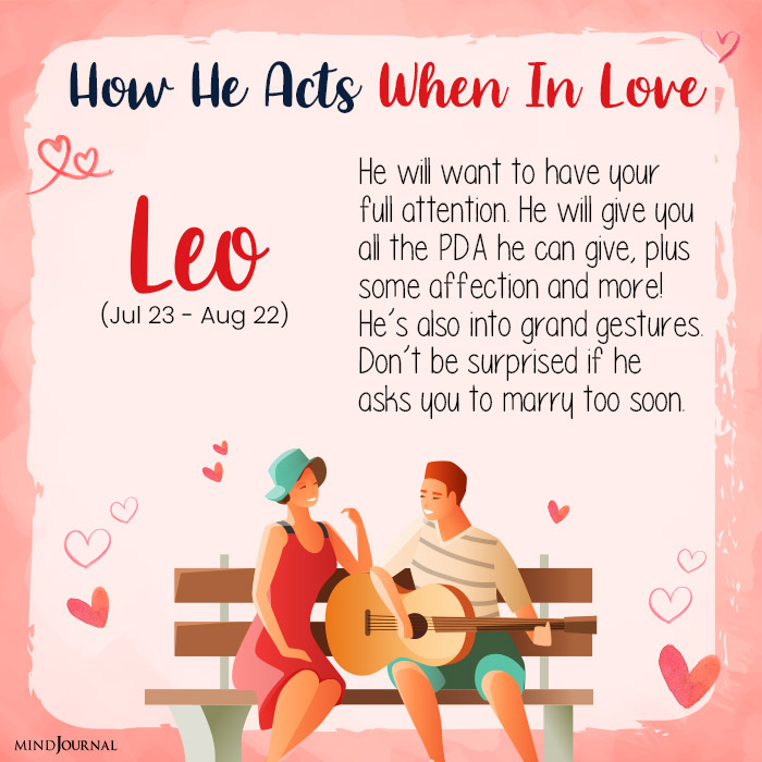 How A Man Acts leo