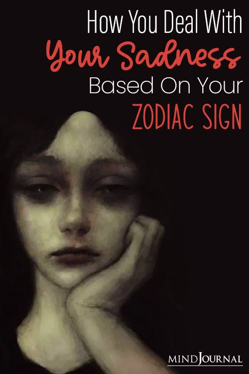 How Deal With Sadness Zodiac Sign pin