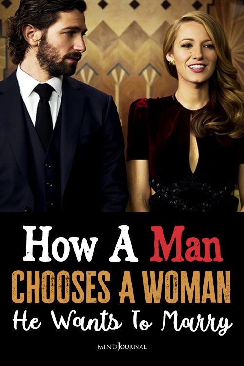 How Man Chooses Woman He Marry pin