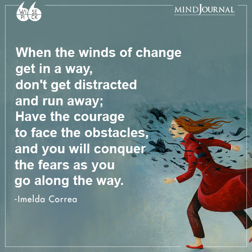 Imelda Correa When the winds of change