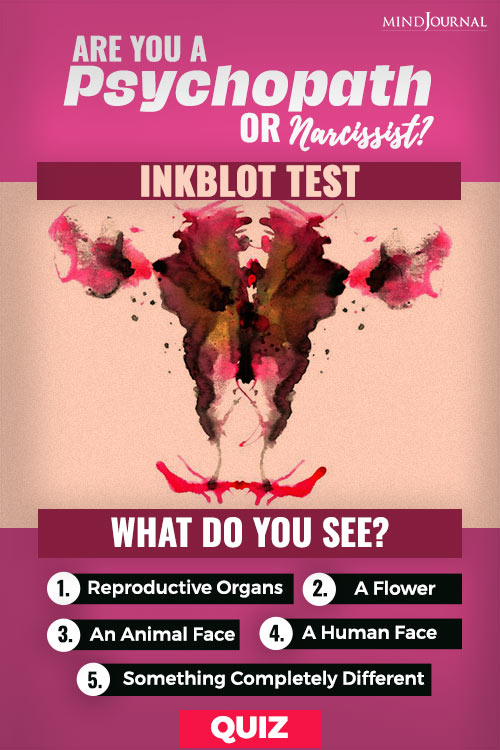 Inkblot personality test pin