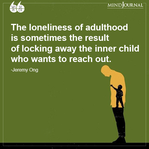 Jeremy Ong The loneliness of adulthood