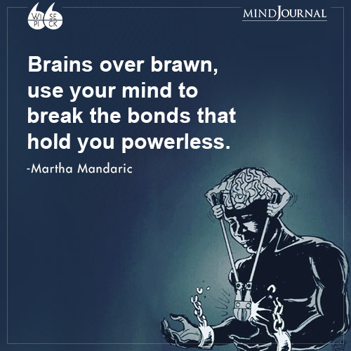 Martha Mandaric Brains over brawn