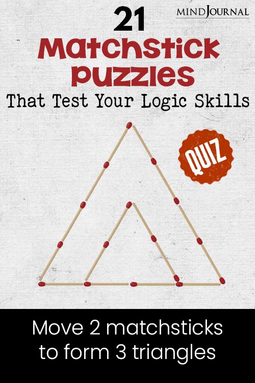Matchstick Puzzles Test Your Logic Skills pin
