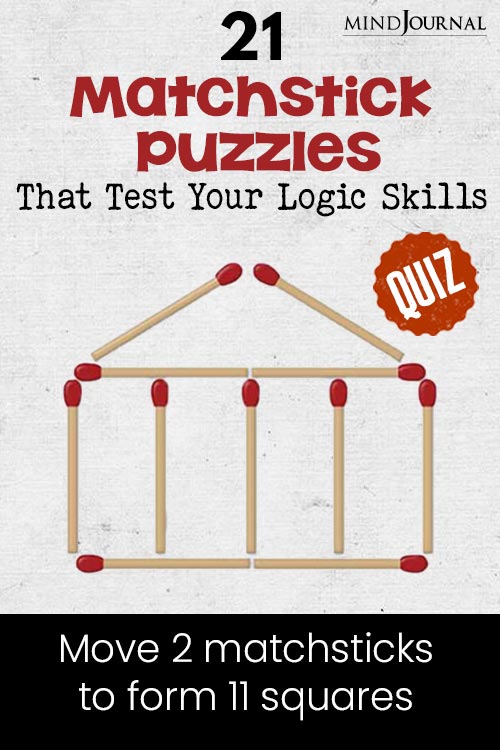 Matchstick Puzzles That Test Your Logic Skills pin