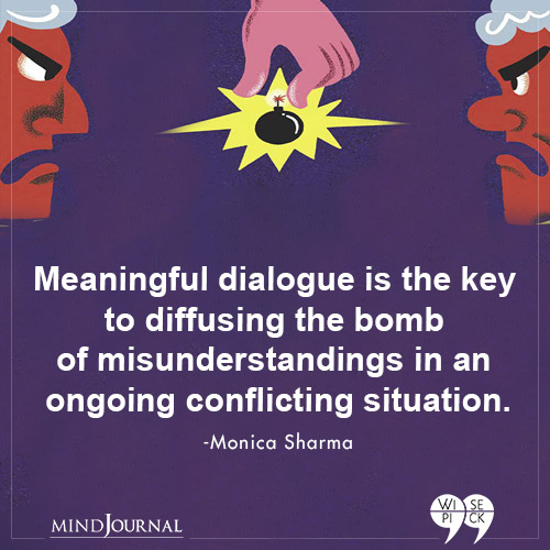 Monica Sharma Meaningful dialogue is the key