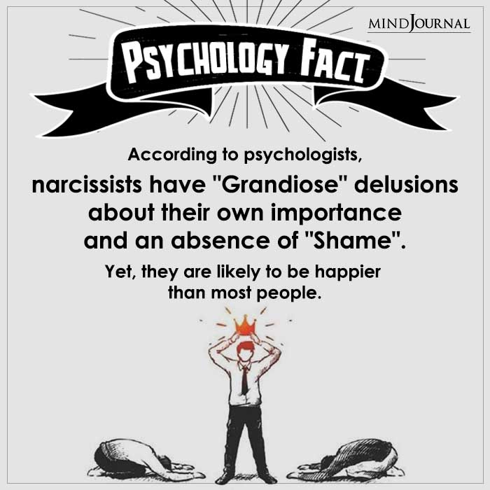 Narcissists Have Grandiose Delusions About Their Own
