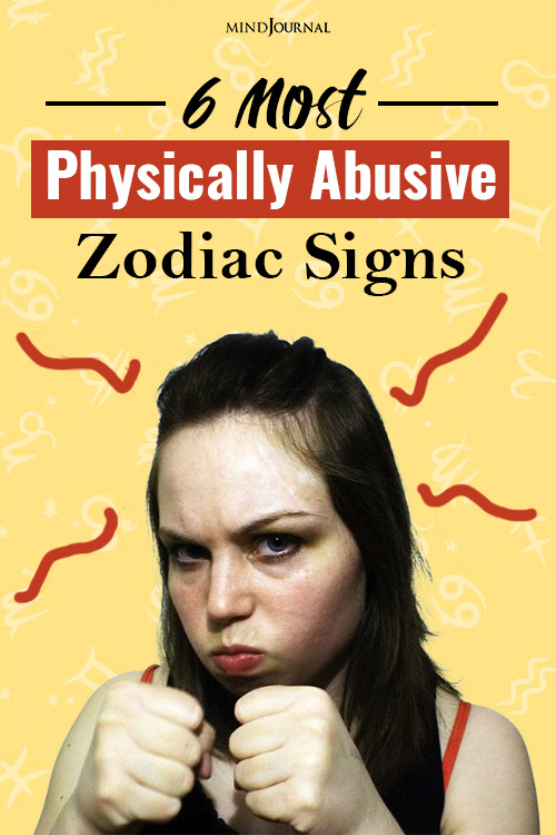 Physically Abusive Zodiac Signs pin